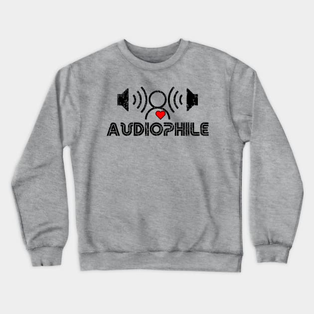 Audiophile Crewneck Sweatshirt by Muzehack